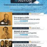 ... la locandina delle conferenze sul mutamento climatico 2019 dal titolo LE NUVOLE ... 